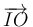 \,\overrightarrow{IO}\,