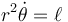 r^2\dot{\theta}=\ell