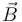 \vec{B}\,