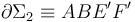 \partial\Sigma_2\equiv ABE^\prime F^\prime