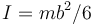 I=mb^2/6\,