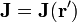 \mathbf{J}=\mathbf{J}(\mathbf{r}')