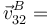 \vec{v}_{32}^B=