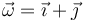 \vec{\omega}=\vec{\imath}+\vec{\jmath}