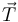 \vec{T}\,
