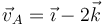 \vec{v}_A=\vec{\imath}-2\vec{k}