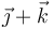 \vec{\jmath}+\vec{k}