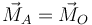 \vec{M}_A=\vec{M}_O