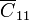 \displaystyle\overline{C}_{11}