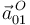 \vec{a}^{\, O}_{01}\,