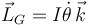 
\vec{L}_G = I\dot{\theta}\,\vec{k}
