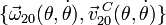 \{\vec{\omega}_{20}(\theta,\dot{\theta}),\vec{v}^{\;
C}_{20}(\theta,\dot{\theta})\}