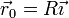 \vec{r}_0=R\vec{\imath}