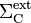 \Sigma_\mathrm{C}^\mathrm{ext}
