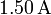 1.50\,\mathrm{A}