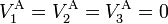 \displaystyle V_1^\mathrm{A}=V_2^\mathrm{A}=V_3^\mathrm{A}=0