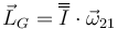 \vec{L}_G=\overline{\overline{I}}\cdot\vec{\omega}_{21}