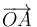 \,\overrightarrow{OA}\,