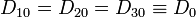 D_{10}=D_{20}=D_{30}\equiv D_0