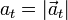 a_t=|\vec{a}_t|