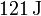 121\,\mathrm{J}