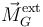 
\vec{M}_G^{\mathrm{ext}}
