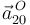 \vec{a}^{\, O}_{20}\,