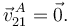 
\vec{v}^{\,A}_{21} = \vec{0}.
