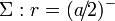 \Sigma:r=(a\!/\!2)^-