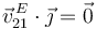 \,\,\vec{v}^{\, E}_{21}\cdot\vec{\jmath}=\vec{0}\,