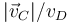 |\vec{v}_C|/v_D