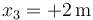 x_3 = +2\,\mathrm{m}