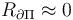 R_{\partial\Pi}\approx 0