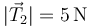 |\vec{T}_2| = 5\,\mathrm{N}