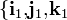 \{\mathbf{i}_1\mathrm{,}\mathbf{j}_1\mathrm{,}\mathbf{k}_1