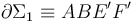 \partial\Sigma_1\equiv ABE^\prime F^\prime