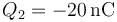 Q_2 = -20\,\mathrm{nC}