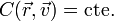 C(\vec{r},\vec{v})=\mathrm{cte.}