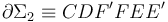 \partial \Sigma_2\equiv CDF^\prime FEE^\prime