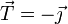\vec{T}=-\vec{\jmath}