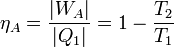 
\eta_A = \frac{|W_A|}{|Q_1|} = 1-\frac{T_2}{T_1}
