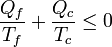 \frac{Q_f}{T_f}+\frac{Q_c}{T_c} \leq 0
