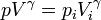 pV^\gamma = p_iV_i^\gamma