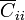 \displaystyle \overline{C}_{ii}