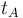 t_A\,